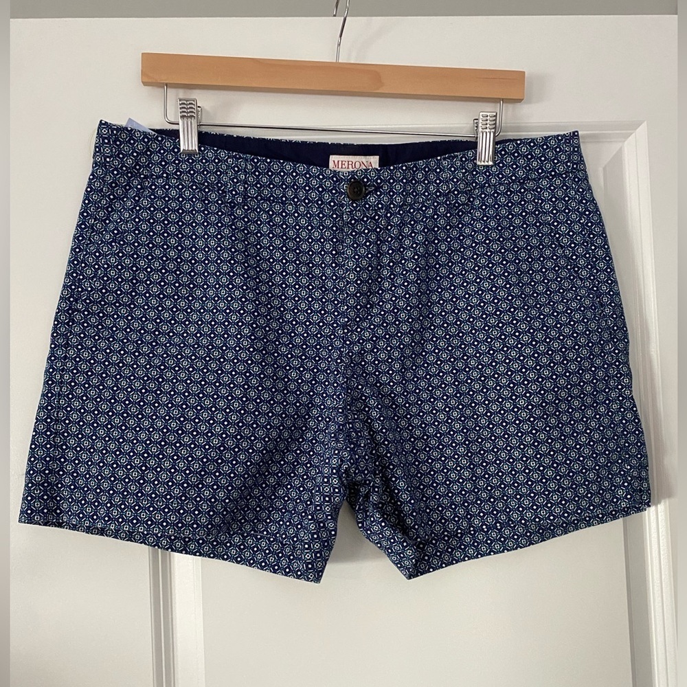 Merona Multi Colored Patterned Shorts Size 14